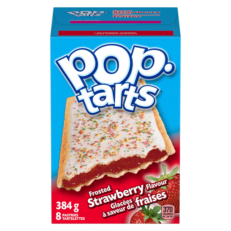 KELLOGGS - POP TARTS FROSTED STRAWBERRY 384 GR