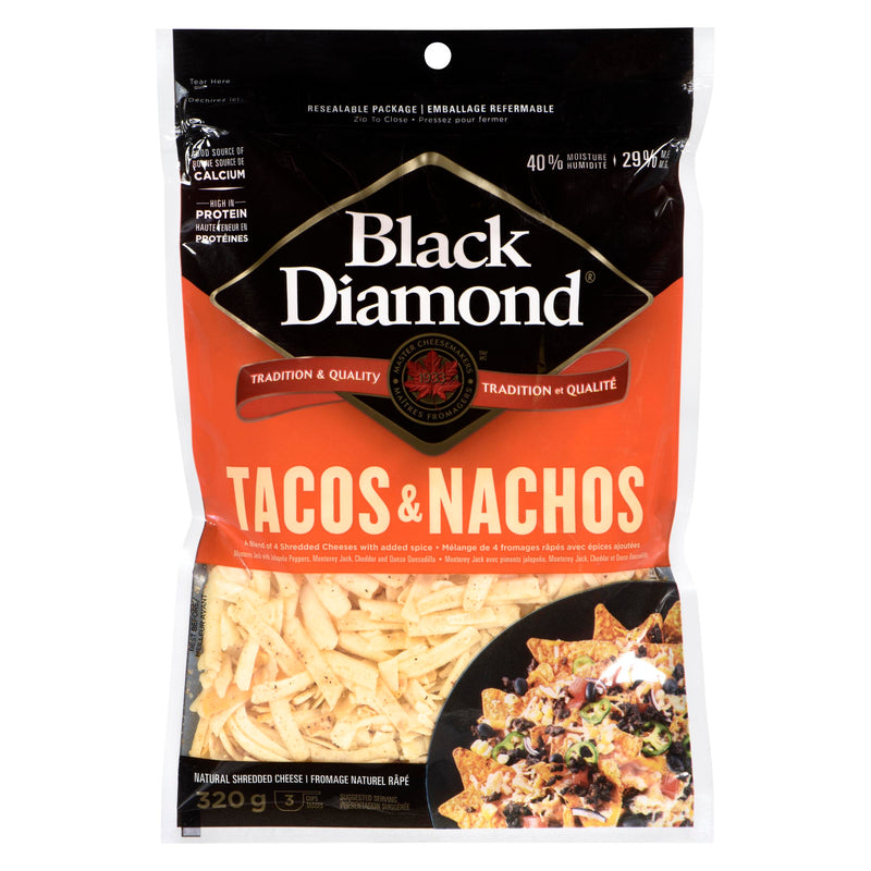 BLACK DIAMOND - NACHOS TACOS SHREDDED 320GR