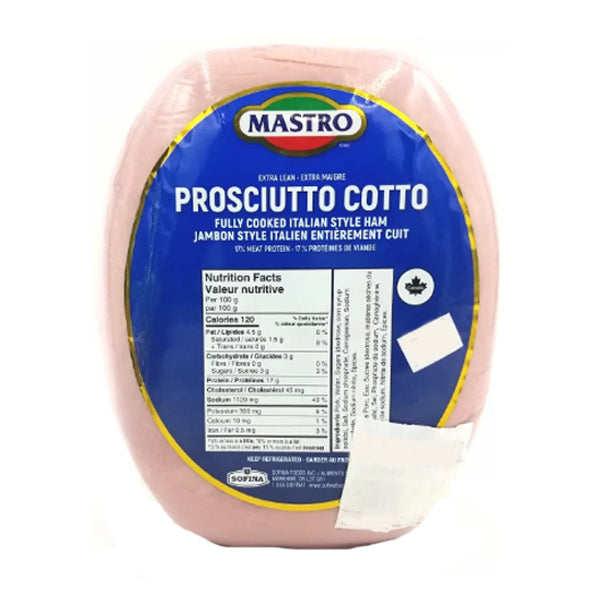 MASTRO -  PROSCIUTTO COTTO EXTRA LEAN PER/KG
