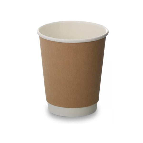 MAHER PRODUCTS - 10oz BROWN DOUBLE WALL CUP 20x25 EA