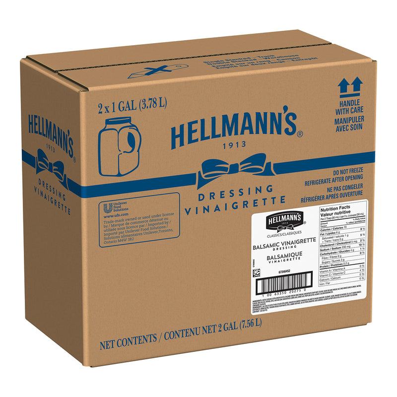 HELLMANNS - BALSAMIC VINAIGRE DRESSNG 2x3.78LT