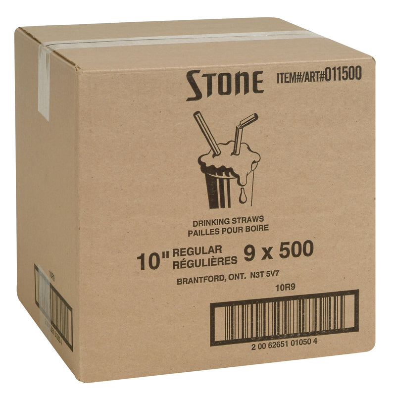 STONE - STRAW 10" REGULAR 9x500 EA