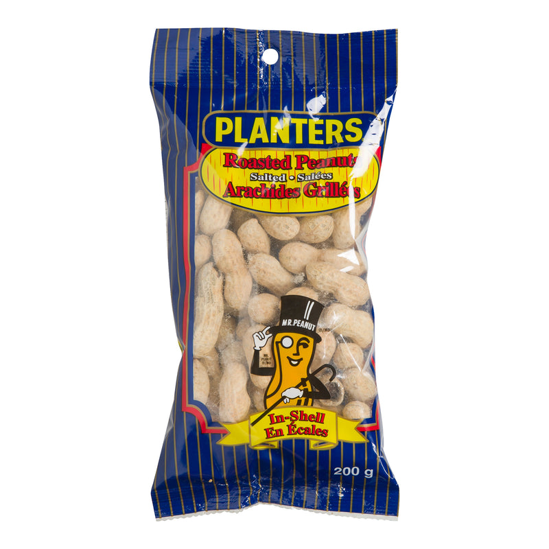 PLANTERS - PEANUTS IN SHELL  ROASTED SALTED 200GR