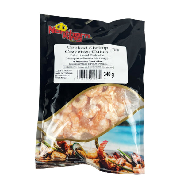 NORTHKING - COOKED COCKTAIL SHRIMP 71/90 340GR