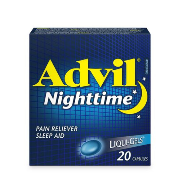 ADVIL - NIGHTTINE PAIN RELIEVER SLEEP AID LIQUI GELS 20ct