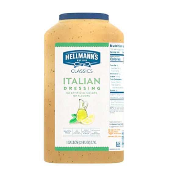HELLMANNS - GOLDN ITALIAN DRESSING 3.78LT