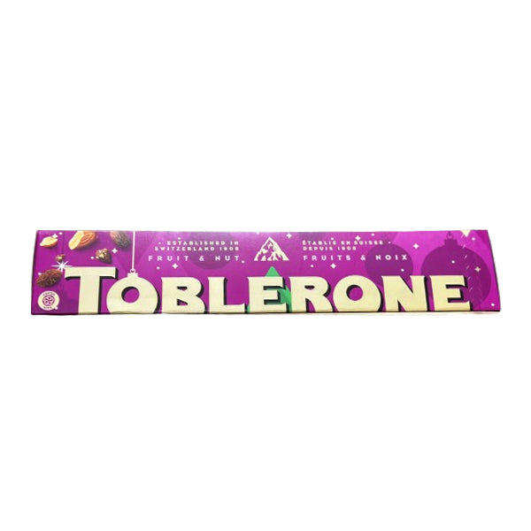 TOBLERONE - MILK CHOCOLATE FRUIT & NUT 360GR