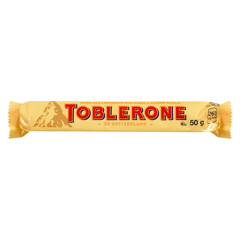 MONDELEZ - TOBLERONE BAR MILK CHOCOLATE 50GR