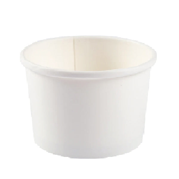 MAHER - 16oz WHITE FOOD CONTAINER DOUBLE COATED 20x25 EA