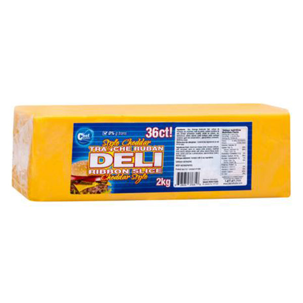 CHEF NUTRI - RIBBON SLICE CHEESE PRODUCT 36CT