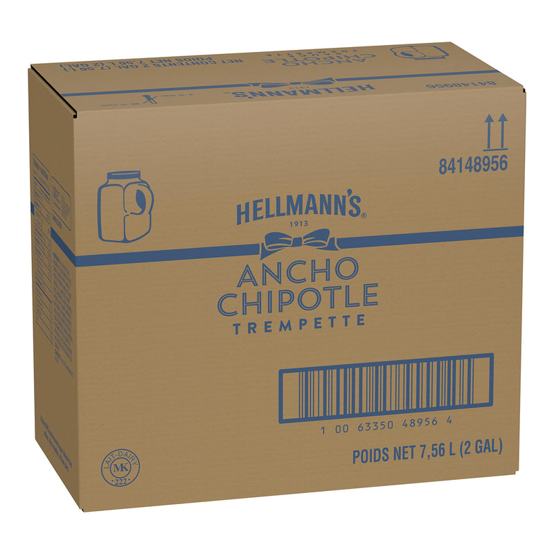 HELLMANNS - ANCHO CHIPOTLE REAL SAUCE 2x3.78 LT