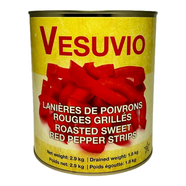 VESUVIO - ROASTED RED PEPPER STRIPS 6x2.9 KG