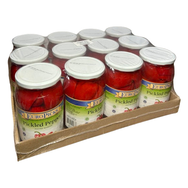 EUROPICKS - PICKLED RED PEPPER 12x840 GR