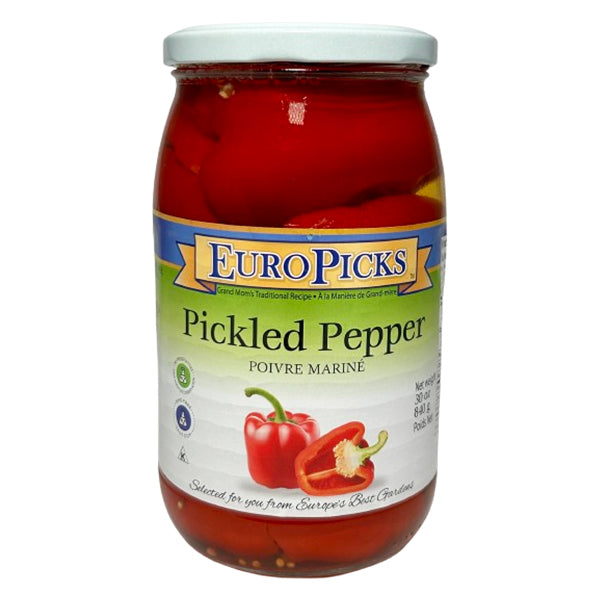 EUROPICKS - PICKLED RED PEPPER 12x840 GR