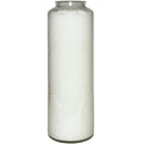 2433 - MEMORIAL CANDLE WHITE GLASS 1EA