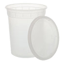 LR - 32OZ DELI ROUND COMBO WITH LID 240EA