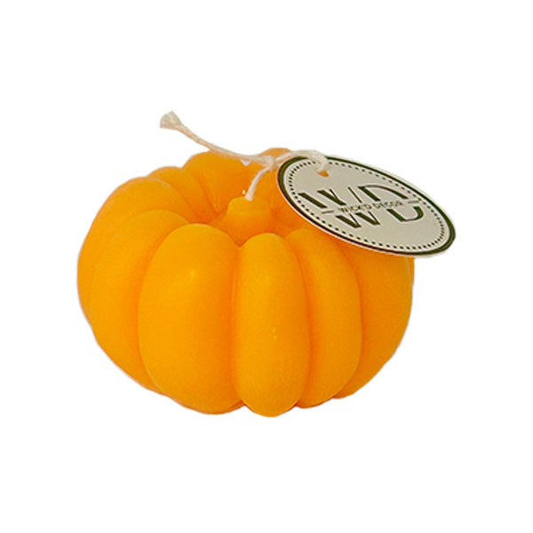 WICKD DECOR - SMALL PUMPKIN COLOURED & SCENTED EA