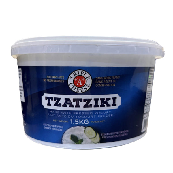 TRIPLE A - AAA TZATZIKI SAUCE 1.5KG