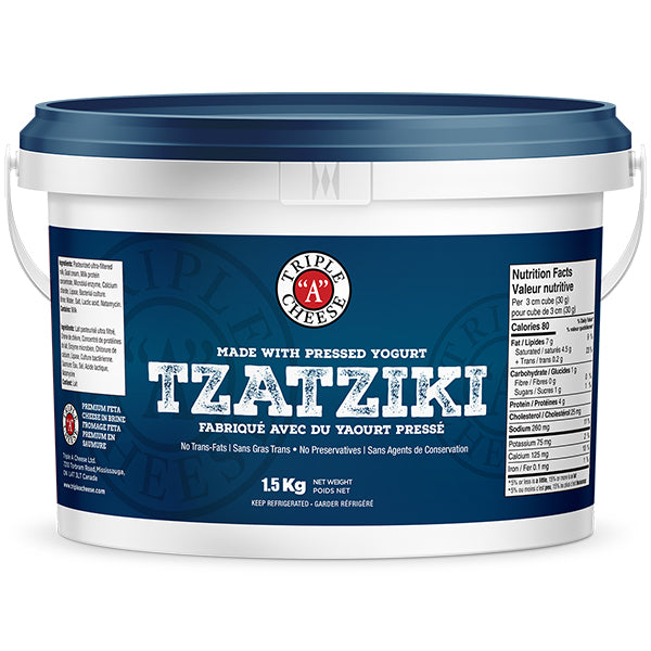 TRIPLE A - TZATZIKI SAUCE 1.5KG