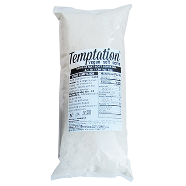 TEMPTATION - VEGAN SOFT SERVE MIX POWDER VANILLA 1.86KG