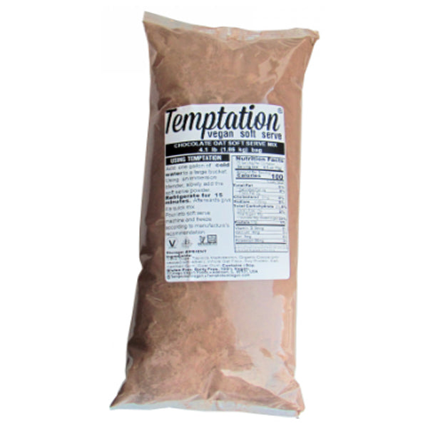 TEMPTATION - VEGAN SOFT SERVE MIX POWDER CHOCOLATE 1.86KG