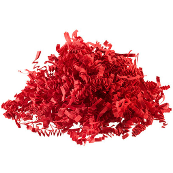 RED CRINKLE CUT PAPER 1LB