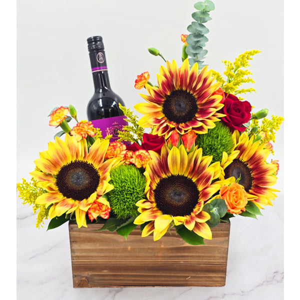 RUSTIC HARVEST BLOOM ARRANGEMENT