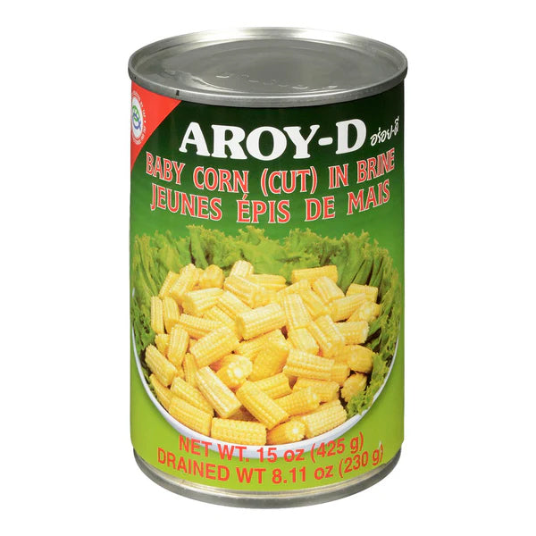AROY D - BABY CORN CUT 425GR