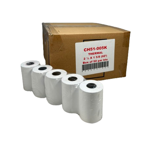 MULTI TACT - CH51-005K THERMAL DEBIT ROLL 2-1/4 X 1-5/8 5EA
