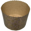 NOVACART - ROUND GOLD FLORET BAKING MOLD 4-3/8x-3-3/8IN 50EA