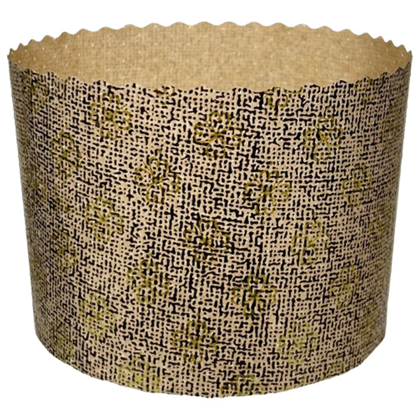 NOVACART - ROUND GOLD FLORET BAKING MOLD 4-3/8x-3-3/8IN 50EA