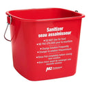 M2 PROFESSIONAL - 6QT RED CLEANING PAIL- SANITIZER 12x EA