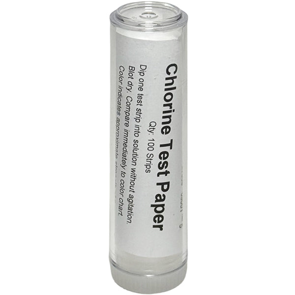 FIRST CHEMICAL - CHLORINE TEST STRIPS 100STRIPS