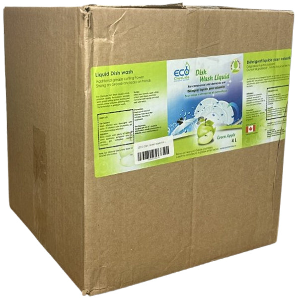 LOCANZ-ECO - L-ECO DISH LIQUID GREEN APPLE 4x4 LT