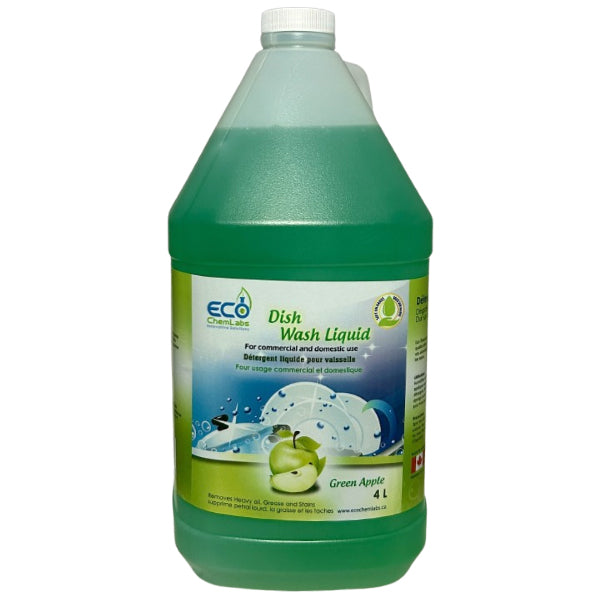 LOCANZ-ECO - L-ECO DISH LIQUID GREEN APPLE 4x4 LT