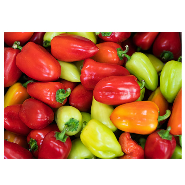 VEGETABLES - PEPPERS JAMAICAN MIX HOT CASE 8 LBS