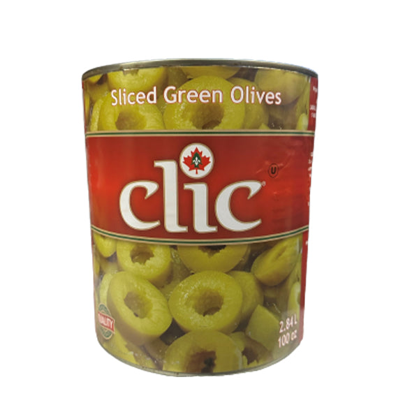CLIC - SLICED GREEN OLIVES 2.84LT