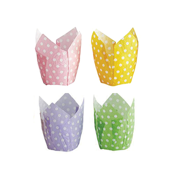 ENJAY - BAKING TULIP POLKADOT MIXED 125CT