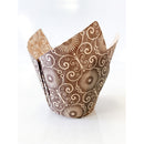 ENJAY - BAKING TULIP BROWN PRINTED MARIPOSA 100CT