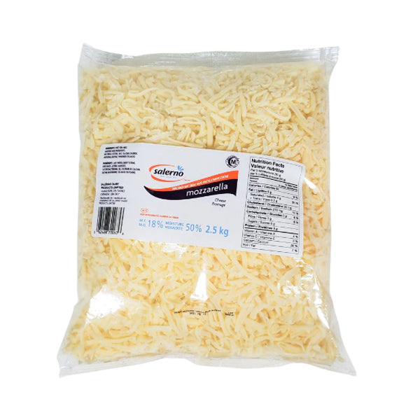 SALERNO - MOZZARELLA SHRED 18% 2.5KG