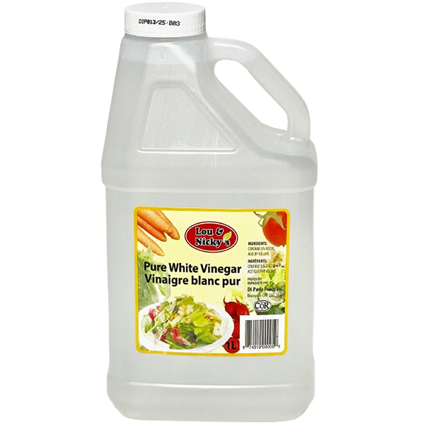 LOU AND NICKYS - PURE WHITE VINEGAR 12x1 LT