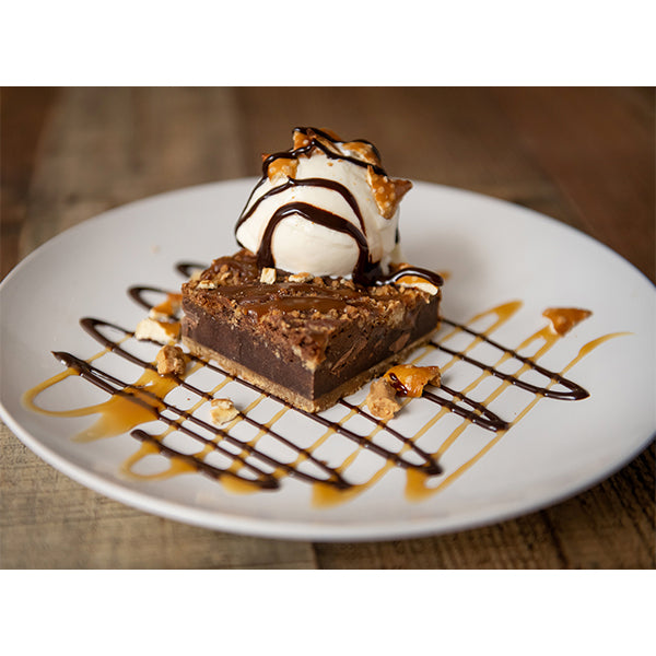 ORIGINAL CAKERIE - SALTED CARAMEL PRETZEL BROWNIE 24 CUT 141OZ