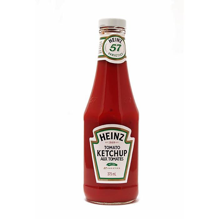 KRAFT HEINZ - KETCHUP GLASS BOTTLE KOSHER 375ML