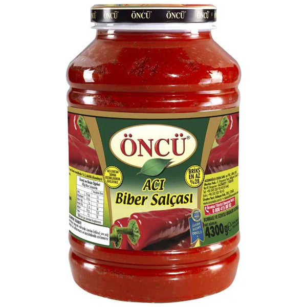 ONCU - HOT PEPPER PASTE 4x4300 GR