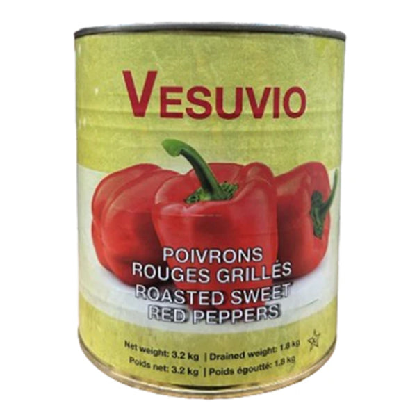 VESUVIO - ROASTED SWEET RED PEPPERS 3.2KG