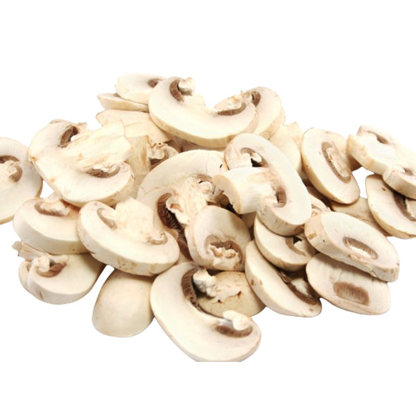 VEGETABLES - MUSHROOMS BLANCHED SLICED 15 LBS