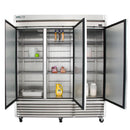 TRUE - REACH IN FREEZER 3 DOORS 78.13x29.5x79.13IN
