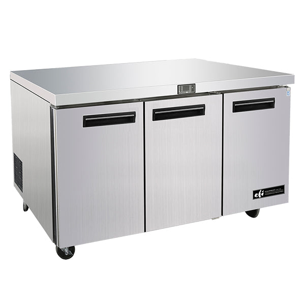 EFI - VERSA CHILL UNDERCOUNTER COOLER TRIPLE DOOR WITHOUT WARRANTY 72IN