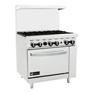 EFI - RANGE WITH 6 OPEN BURNERS 36IN