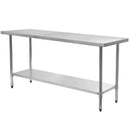 OMEGA - 24x24 STAINLESS STEEL WORK TABLE TSW2424E EA